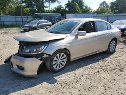 Salvage cars for sale at Hampton, VA auction: 2015 Honda Accord EX