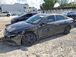 Salvage cars for sale at Opa Locka, FL auction: 2021 Hyundai Elantra SEL
