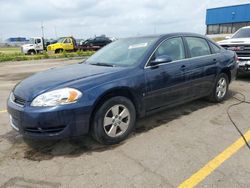 Chevrolet salvage cars for sale: 2008 Chevrolet Impala LT