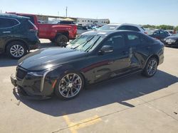 Salvage cars for sale at Grand Prairie, TX auction: 2020 Cadillac CT4-V