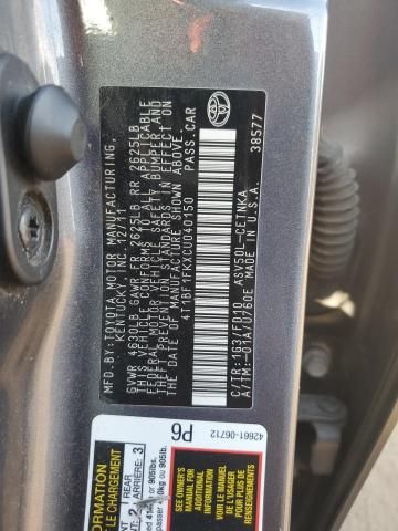 2012 Toyota Camry Base