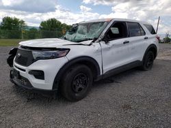 Salvage cars for sale from Copart Chambersburg, PA: 2022 Ford Explorer Police Interceptor