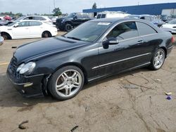 Vehiculos salvage en venta de Copart Woodhaven, MI: 2009 Mercedes-Benz CLK 550