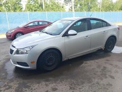 Salvage cars for sale from Copart Moncton, NB: 2013 Chevrolet Cruze LT