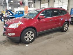 Chevrolet salvage cars for sale: 2012 Chevrolet Traverse LT