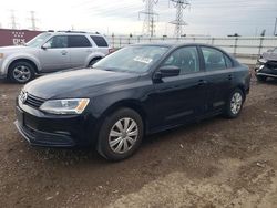 Salvage cars for sale at Elgin, IL auction: 2014 Volkswagen Jetta Base