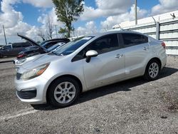 Salvage cars for sale at Miami, FL auction: 2016 KIA Rio LX