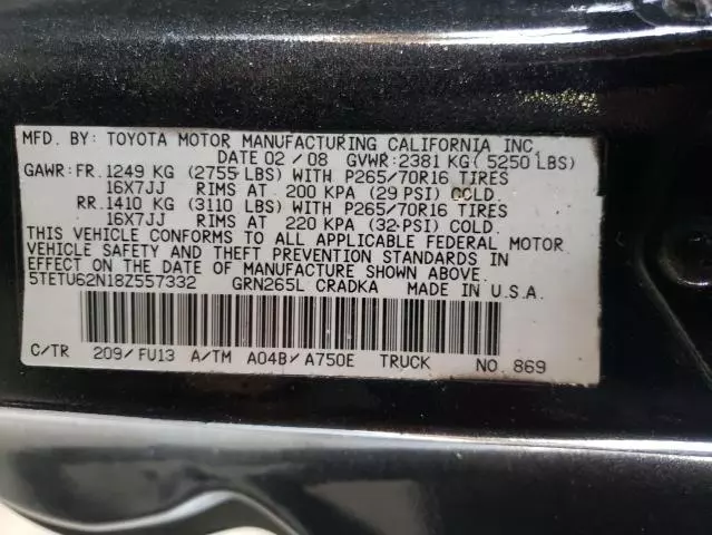 2008 Toyota Tacoma Prerunner Access Cab