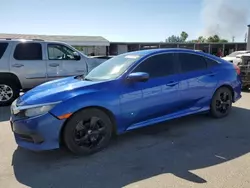 Salvage cars for sale at Fresno, CA auction: 2017 Honda Civic LX