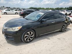 Salvage cars for sale from Copart Houston, TX: 2016 Honda Accord EXL