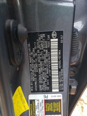 2012 Toyota Camry Base