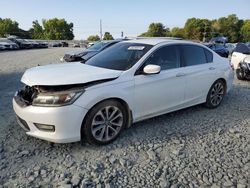 Salvage cars for sale from Copart Mebane, NC: 2013 Honda Accord Sport