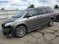 Salvage cars for sale at Littleton, CO auction: 2020 Toyota Sienna LE