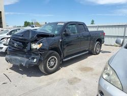 Salvage cars for sale from Copart Chicago: 2010 Toyota Tundra Double Cab SR5