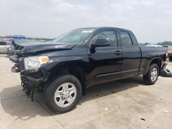 Salvage cars for sale at Grand Prairie, TX auction: 2016 Toyota Tundra Double Cab SR/SR5