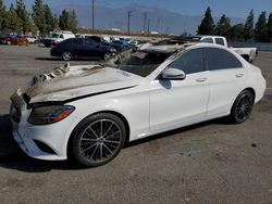 Salvage cars for sale at Rancho Cucamonga, CA auction: 2021 Mercedes-Benz C300