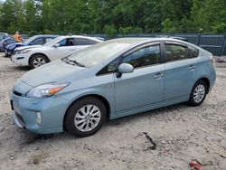 Salvage cars for sale at Candia, NH auction: 2012 Toyota Prius PLUG-IN