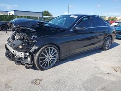 Salvage cars for sale at Orlando, FL auction: 2017 Mercedes-Benz C300