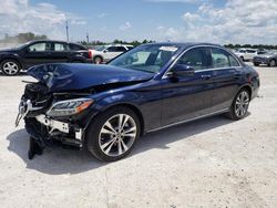 Salvage cars for sale at Arcadia, FL auction: 2019 Mercedes-Benz C300