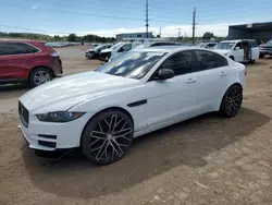 Salvage cars for sale at Colorado Springs, CO auction: 2017 Jaguar XE Premium