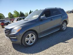 2012 Mercedes-Benz ML 350 4matic en venta en Eugene, OR