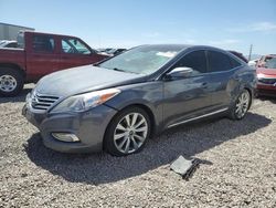 Salvage cars for sale from Copart Tucson, AZ: 2013 Hyundai Azera GLS