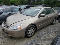 Honda salvage cars for sale: 2005 Honda Accord EX