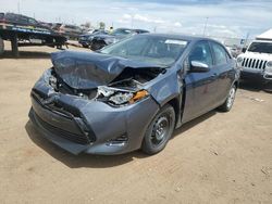 Salvage cars for sale from Copart Brighton, CO: 2018 Toyota Corolla L