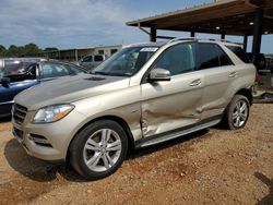 Mercedes-Benz salvage cars for sale: 2012 Mercedes-Benz ML 350 4matic