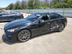 Salvage cars for sale at Brookhaven, NY auction: 2017 Infiniti Q50 RED Sport 400