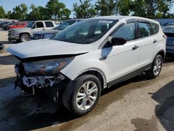 Salvage cars for sale at Bridgeton, MO auction: 2018 Ford Escape S