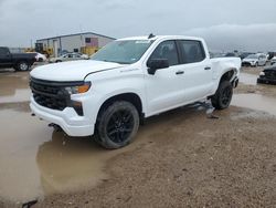 Salvage cars for sale at Amarillo, TX auction: 2022 Chevrolet Silverado C1500 Custom