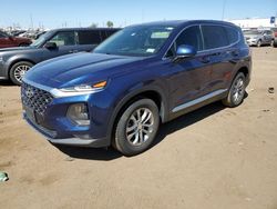 Salvage cars for sale at Brighton, CO auction: 2020 Hyundai Santa FE SEL