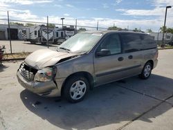 Salvage cars for sale at Sacramento, CA auction: 2005 Ford Freestar SE