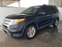 Salvage cars for sale at West Palm Beach, FL auction: 2014 Ford Explorer XLT