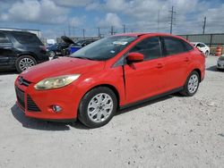 Salvage cars for sale from Copart Haslet, TX: 2012 Ford Focus SE