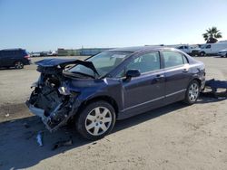 Salvage cars for sale at Martinez, CA auction: 2010 Honda Civic LX