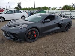 Salvage cars for sale at Miami, FL auction: 2020 Chevrolet Corvette Stingray 3LT