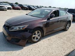 Salvage cars for sale from Copart San Antonio, TX: 2015 KIA Optima LX