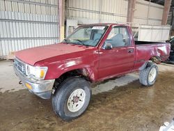 Salvage cars for sale from Copart Greenwell Springs, LA: 1991 Toyota Pickup 1/2 TON Short Wheelbase DLX