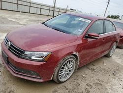 Salvage cars for sale at Temple, TX auction: 2016 Volkswagen Jetta SEL