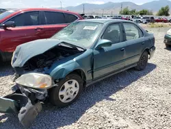 Salvage cars for sale at Magna, UT auction: 1999 Honda Civic EX