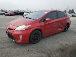 Salvage cars for sale at Rancho Cucamonga, CA auction: 2014 Toyota Prius