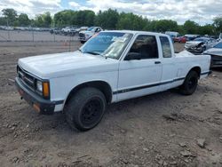 Salvage cars for sale at Chalfont, PA auction: 1993 Chevrolet S Truck S10