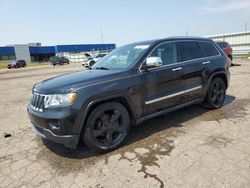 Salvage cars for sale at Woodhaven, MI auction: 2011 Jeep Grand Cherokee Overland