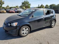 Salvage cars for sale at San Martin, CA auction: 2012 Chevrolet Sonic LT