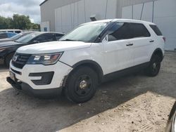 Ford Explorer salvage cars for sale: 2018 Ford Explorer Police Interceptor