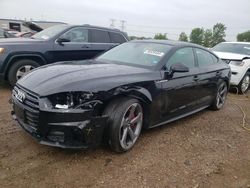 Salvage cars for sale at Elgin, IL auction: 2019 Audi S5 Premium Plus