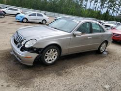 Salvage cars for sale at Harleyville, SC auction: 2003 Mercedes-Benz E 320
