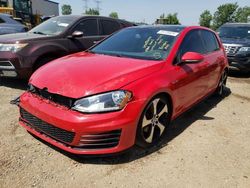 Salvage cars for sale at Elgin, IL auction: 2016 Volkswagen GTI S/SE